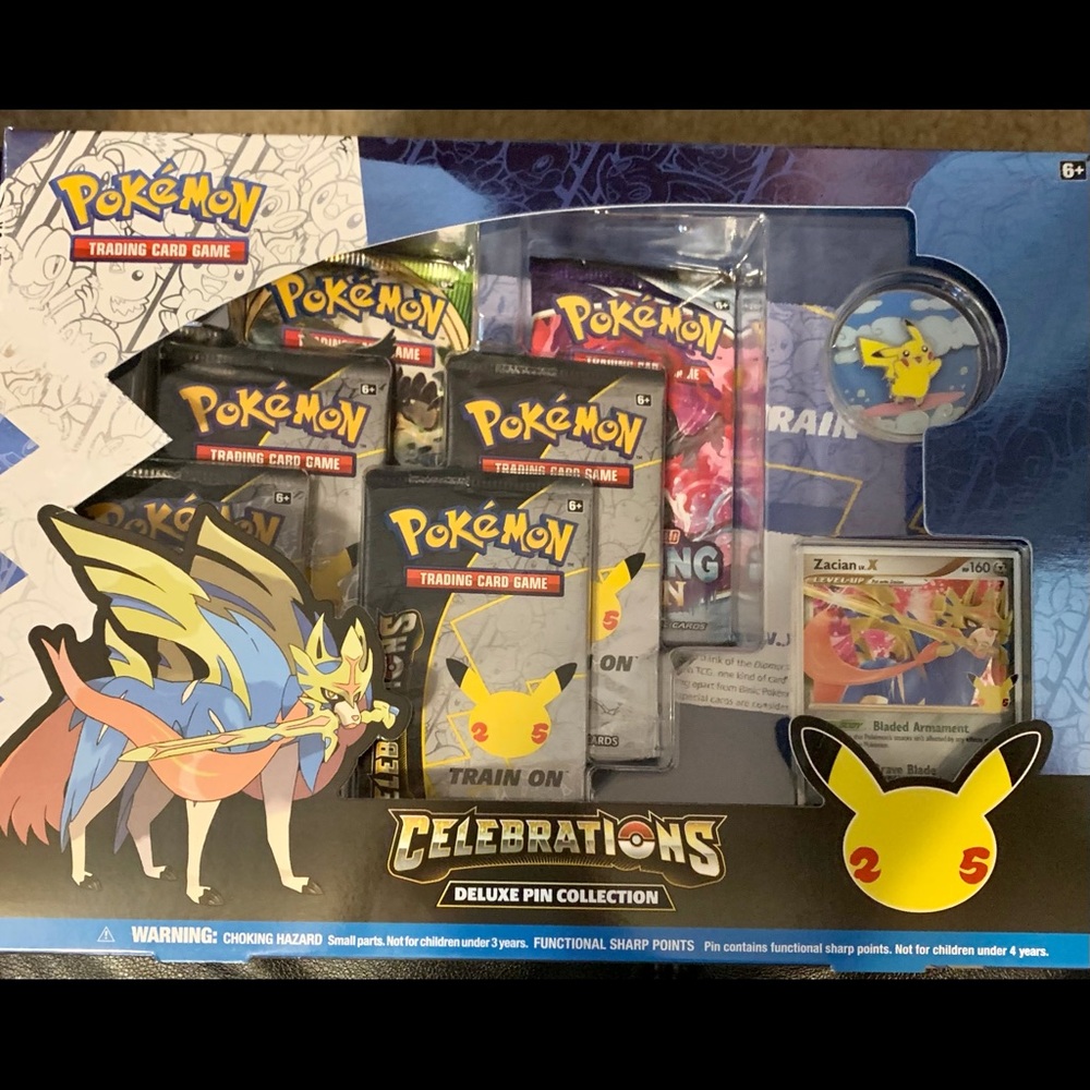 NEW Pokemon Celebration Deluxe Pin Collection